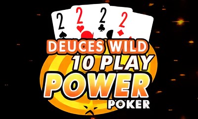 Deuces Wild - 10 Play Power Poker